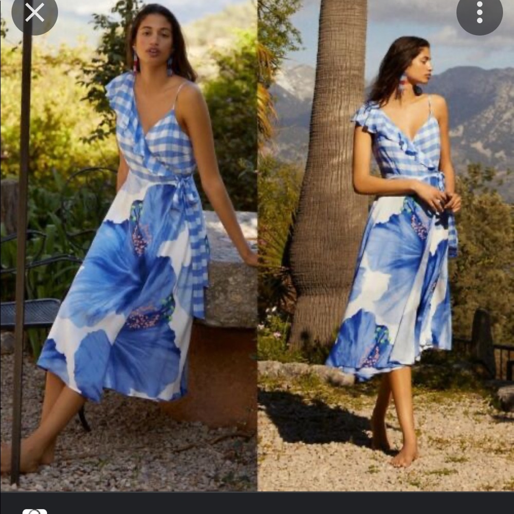 FARM Rio Seaside Wrap Dress